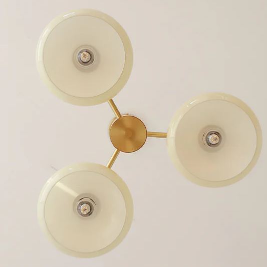 Valentina Moderno Metal Vidrio Lámpara Colgante Sombras Salón Comedor