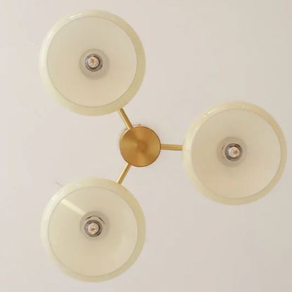 Valentina Moderno Metal Vidrio Lámpara Colgante Sombras Salón Comedor