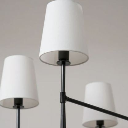 Alessio Vintage Classical Brass Fabric Pendant Light Shades Living Dining Room