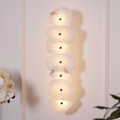 Jade Inusual Flor Alabastro Aplique Dormitorio Pasillo Comedor