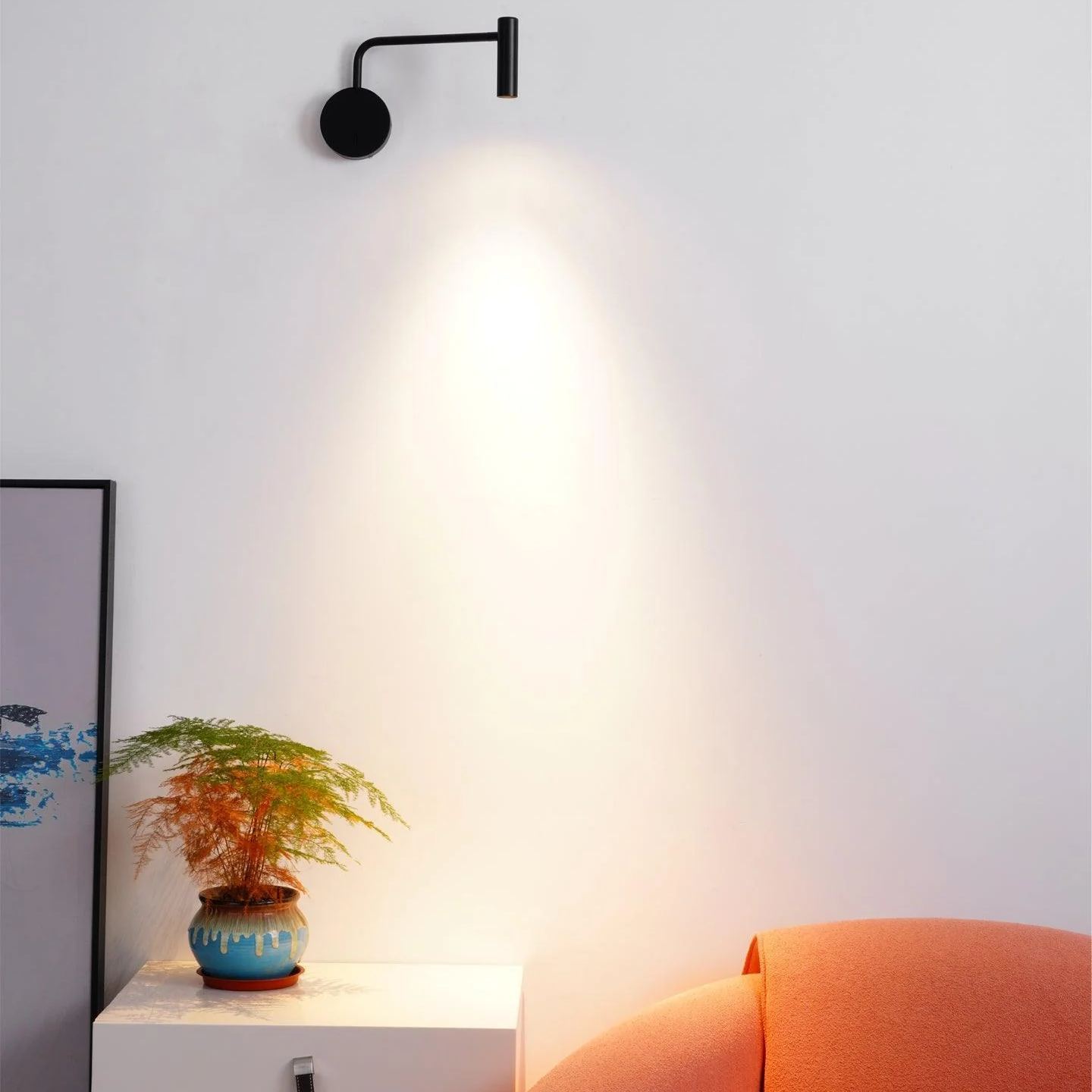 Orr Moderno Minimalismo LED Metal Aplique Dormitorio Salón