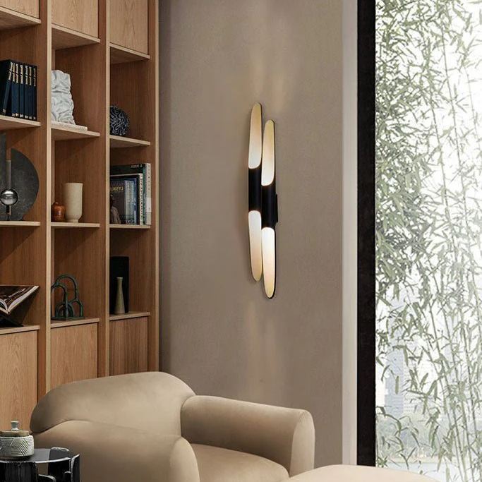 Orr Moderno Minimalismo Largo Metal Lámpara de Pared Dormitorio Salón Pasillo