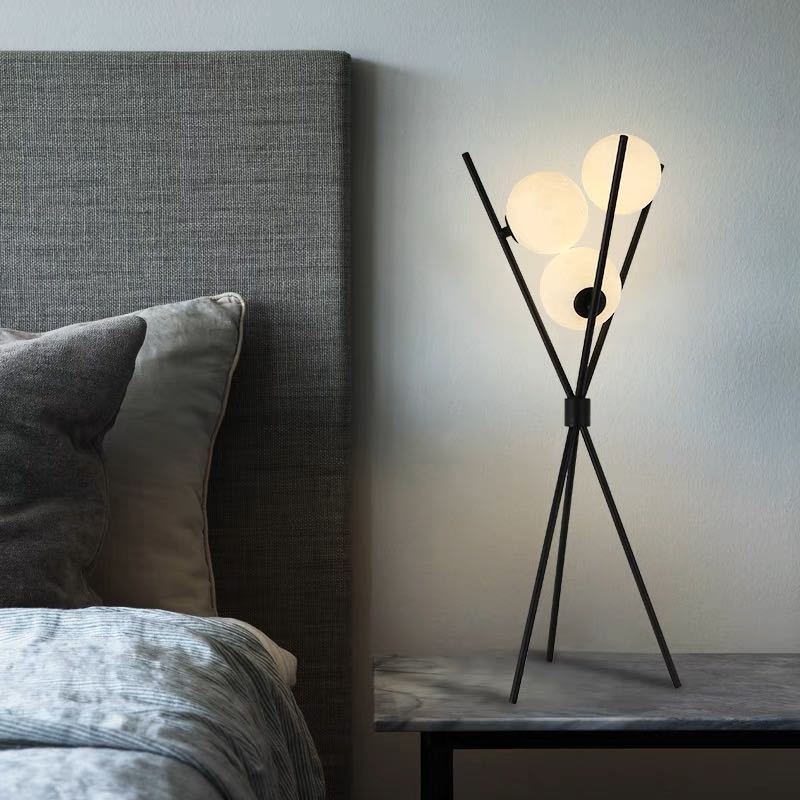 Axis Minimalist Metal Tripod Floor Lamp