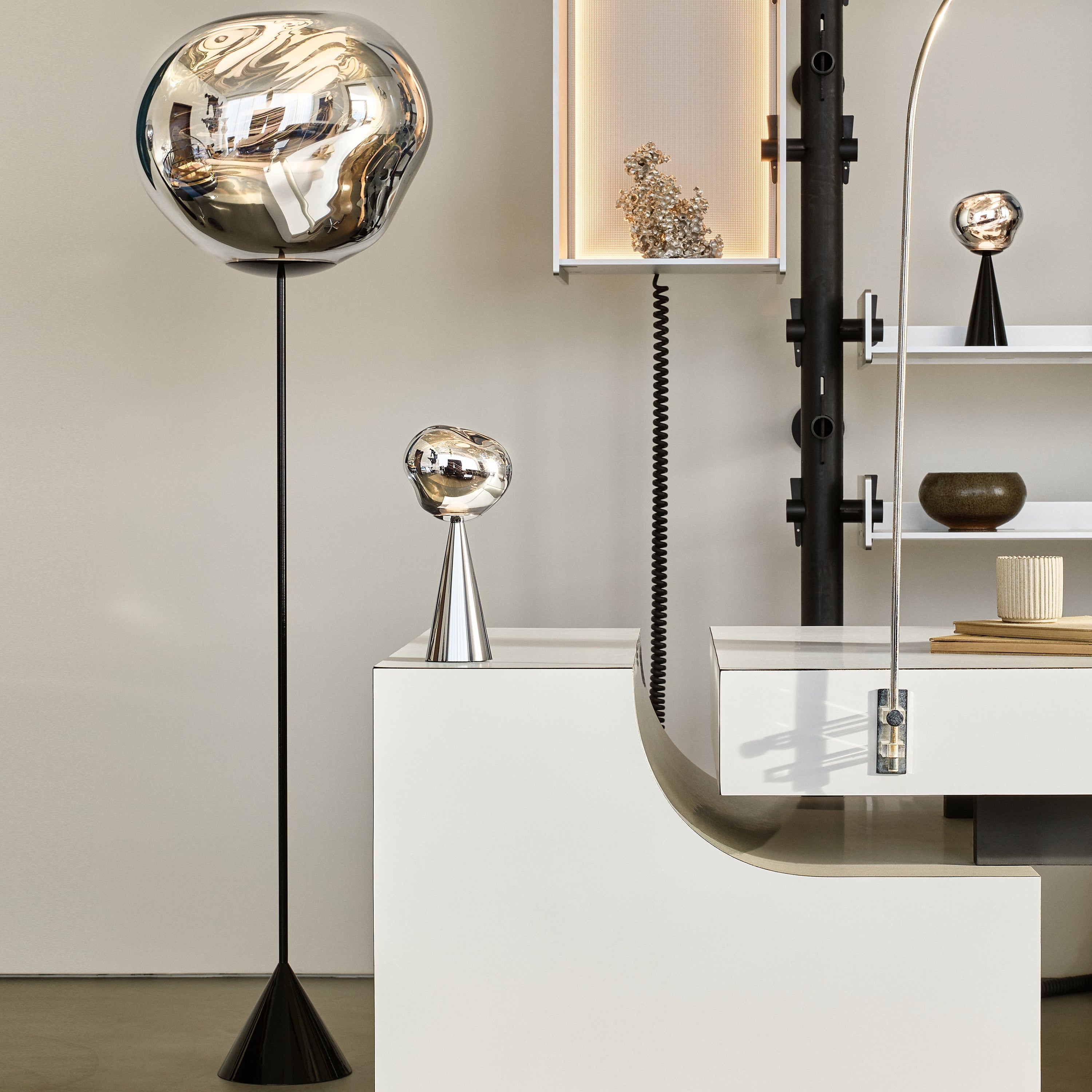 Artelux Melt Cone Slim Floor Lamp