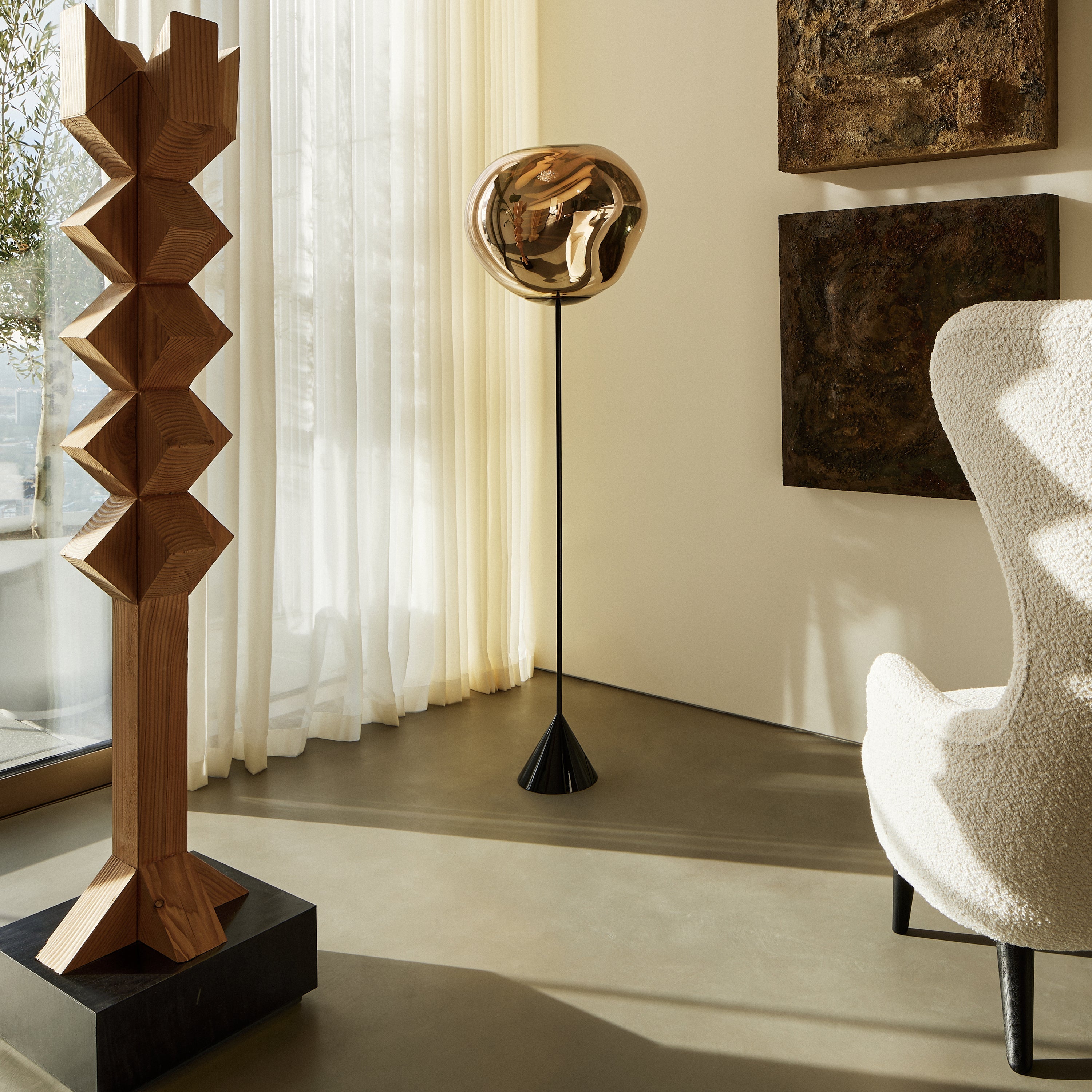 Artelux Melt Cone Slim Floor Lamp