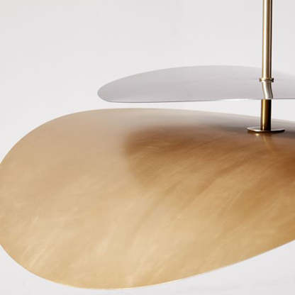 Carins Diseño Geométrica Metal Lámpara Colgante Dorada