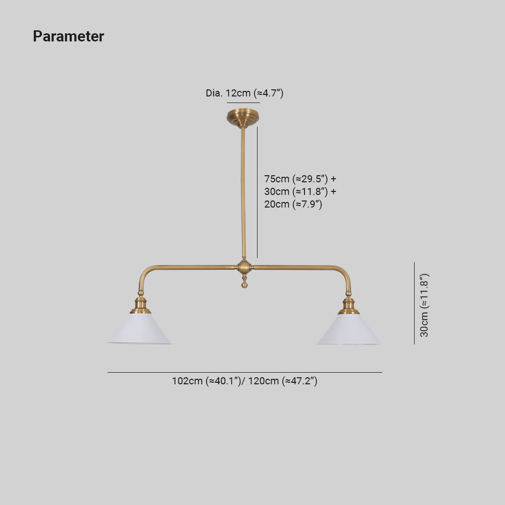 Alessio Retro Metal Cerámica Lámpara Colgante Sombras Dormitorio Comedor
