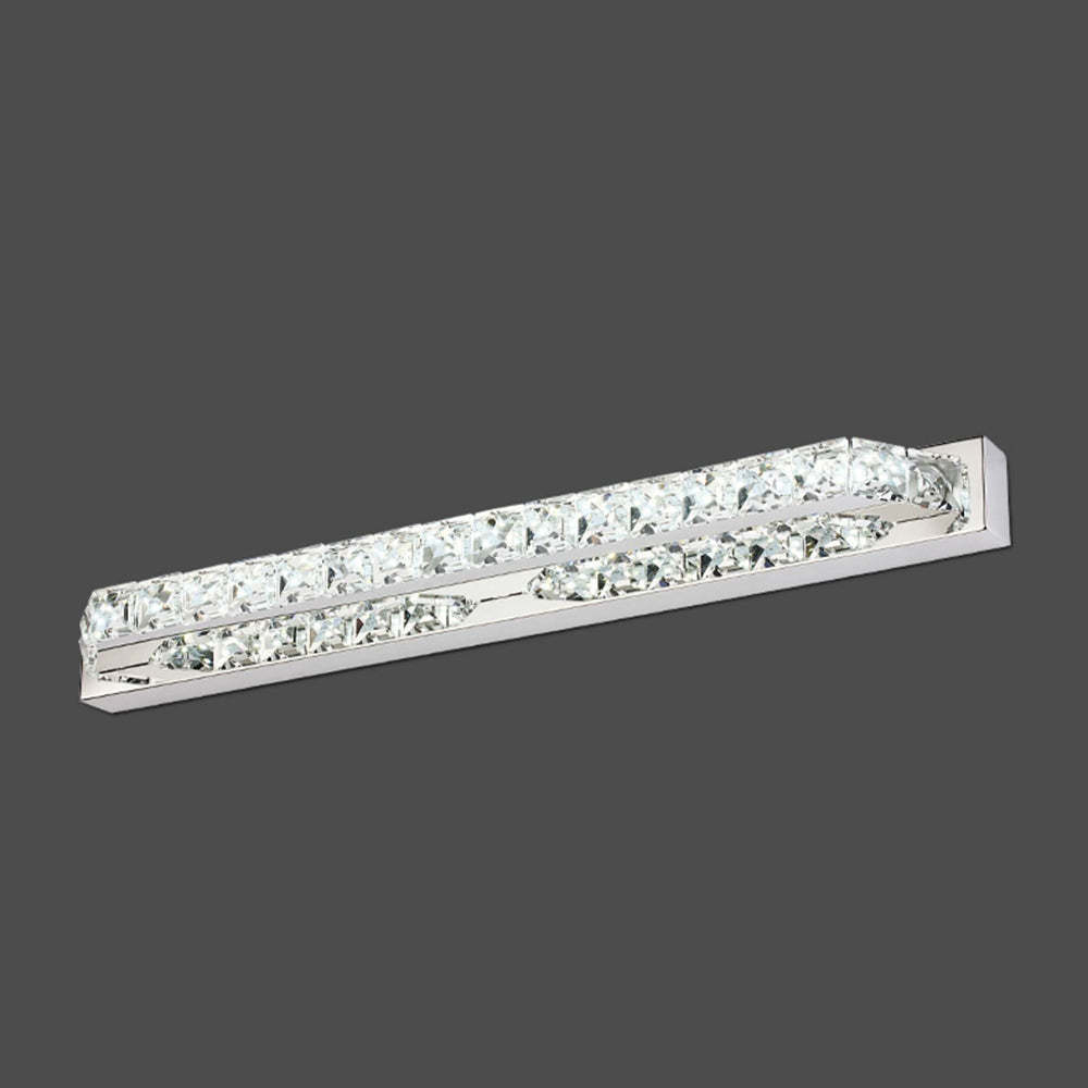 Kristy Moderno Metal/Cristal LED Aplique de Pared Plata/Oro
