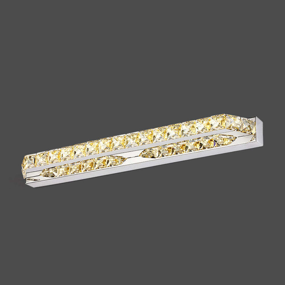 Kristy Moderno Metal/Cristal LED Aplique de Pared Plata/Oro