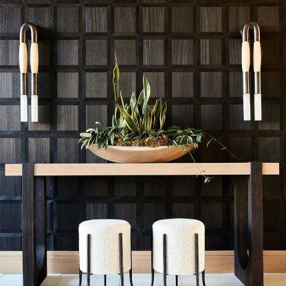 Alessio Antiguo Metal Vidrio Crin Lámpara de Pared Dormitorio Salón