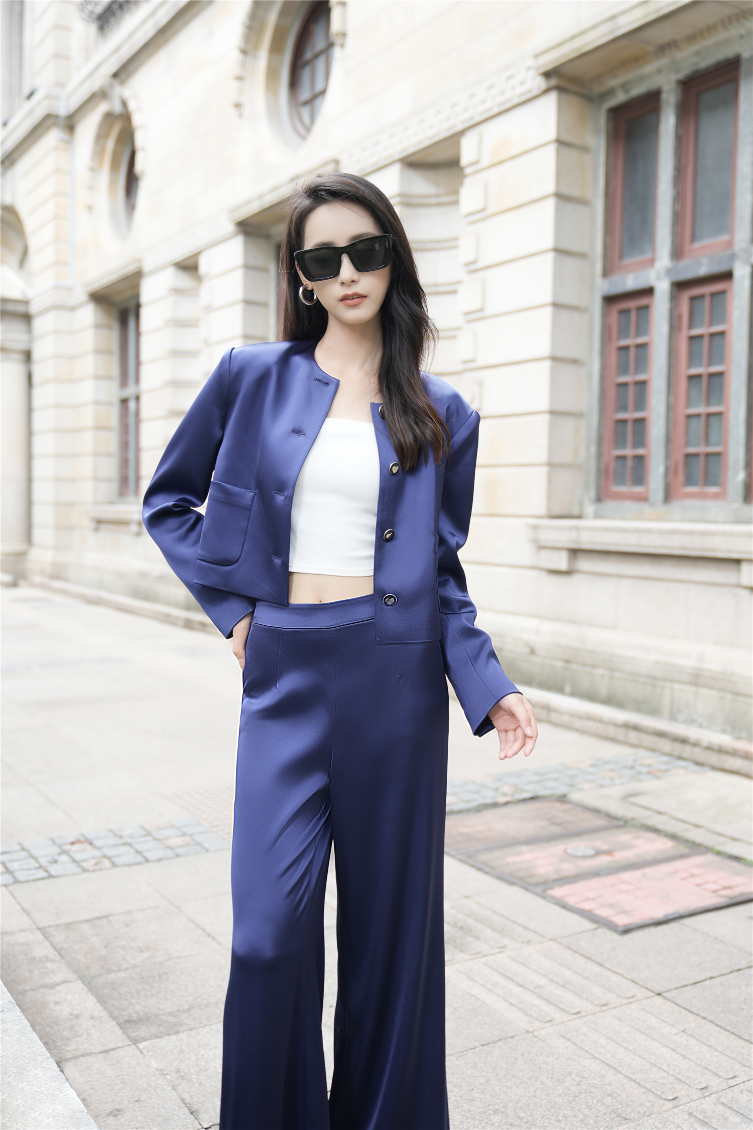 BESIONIA Fashion Commuter Casual Pants