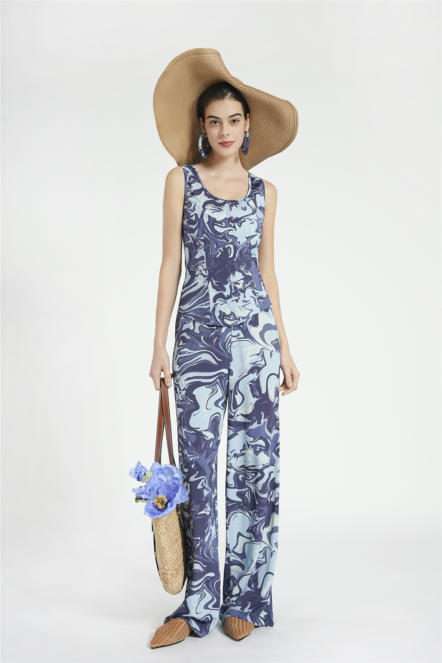 BESIONIA Niche Tie-Dye Sleeveless Vest