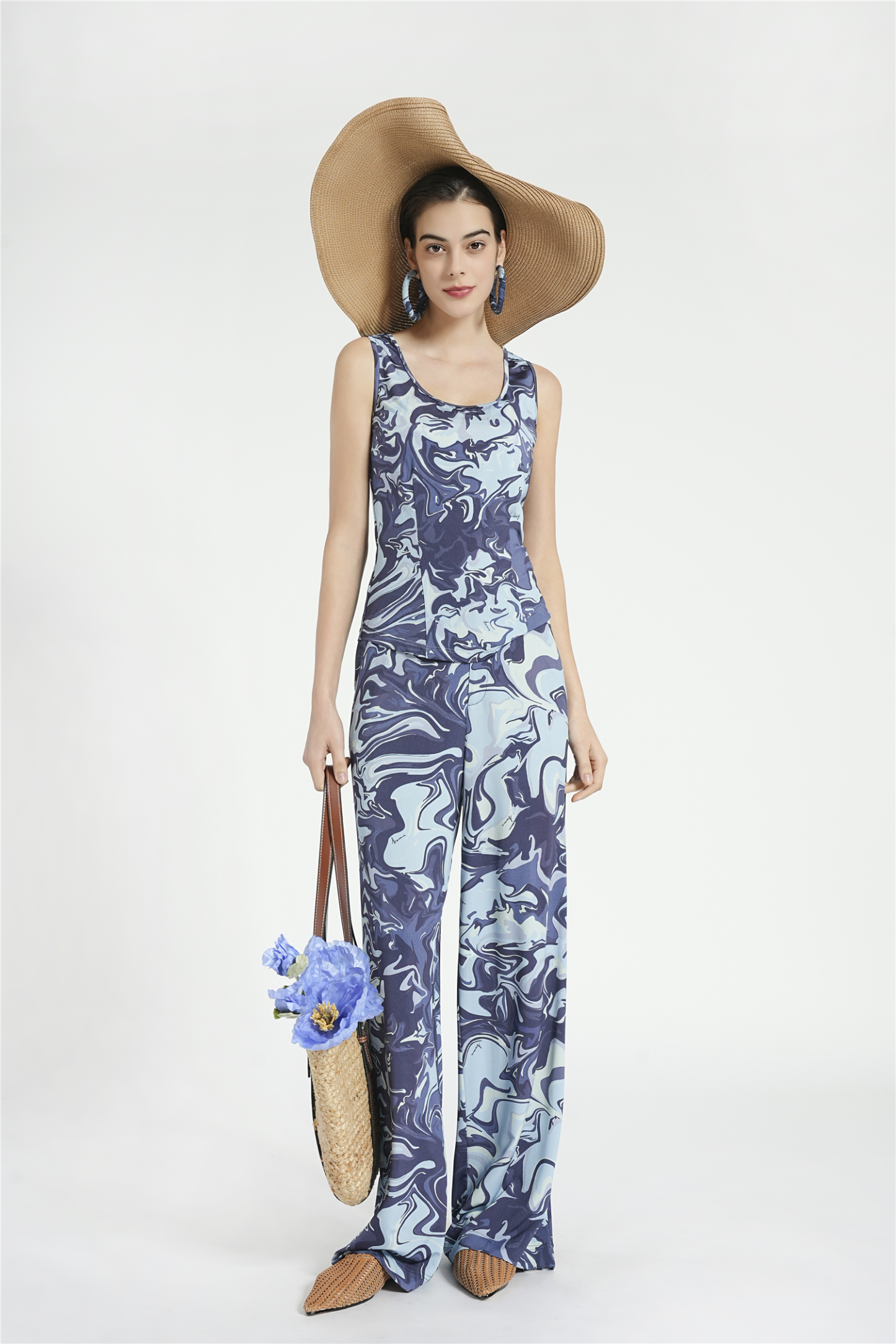 BESIONIA Niche Tie-Dye Sleeveless Vest