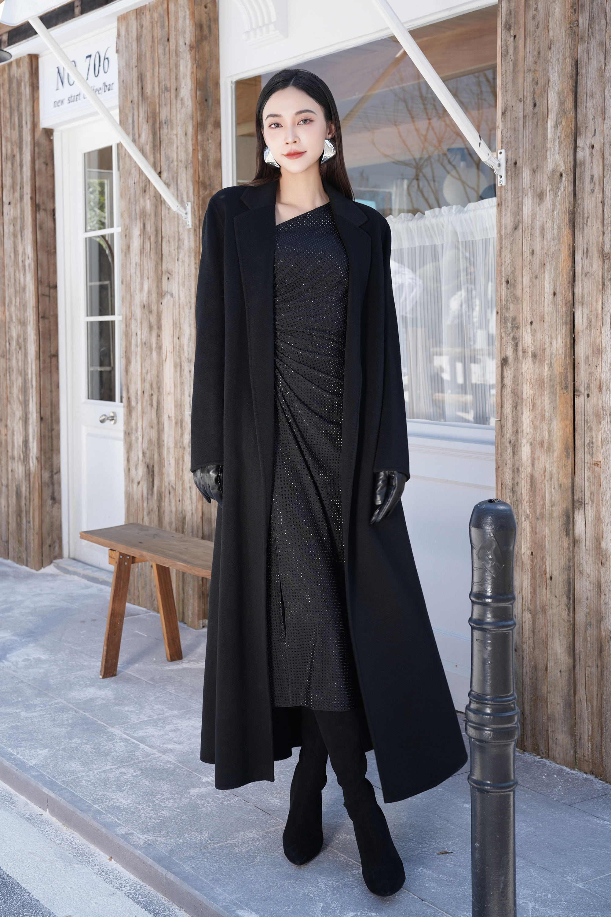 BESIONIA Twisted Design Dress