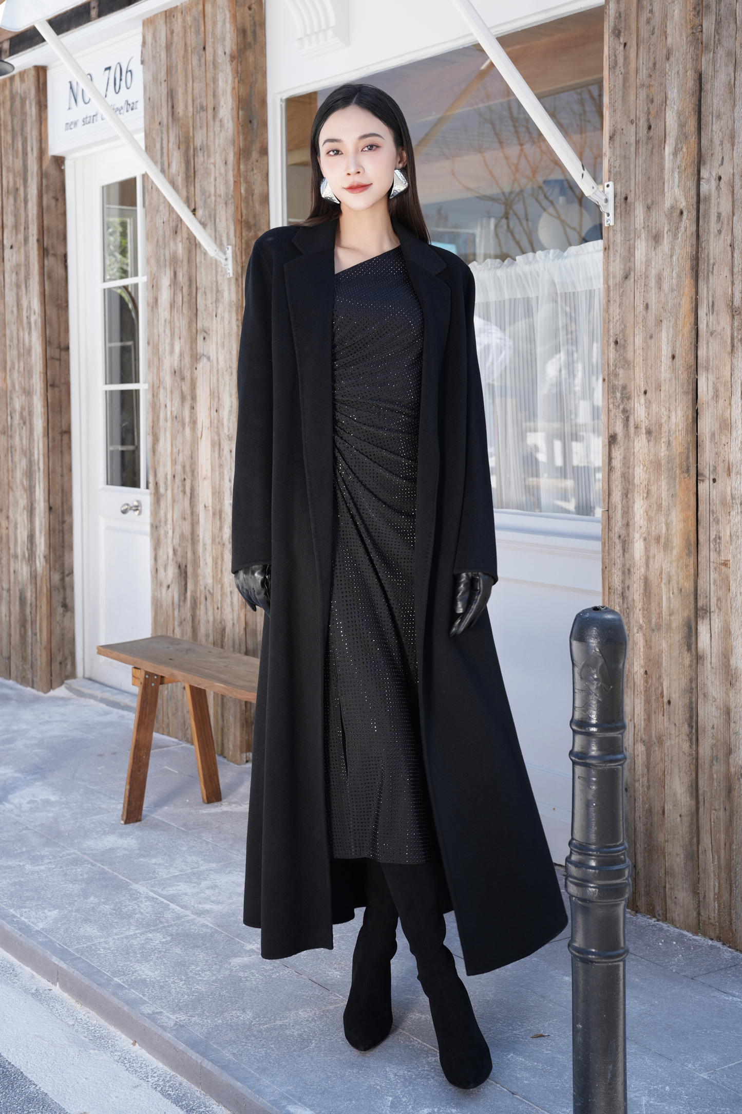 BESIONIA Twisted Design Dress