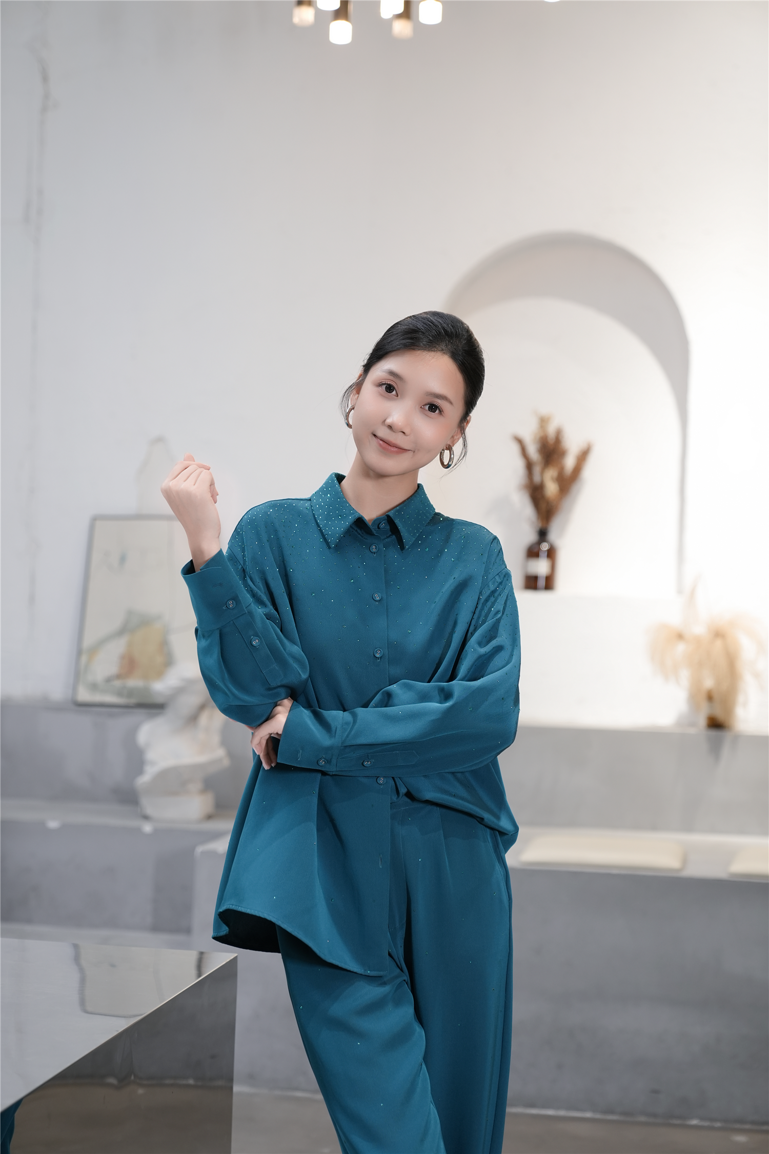 BESIONIA Casual Commuter Suit Pants