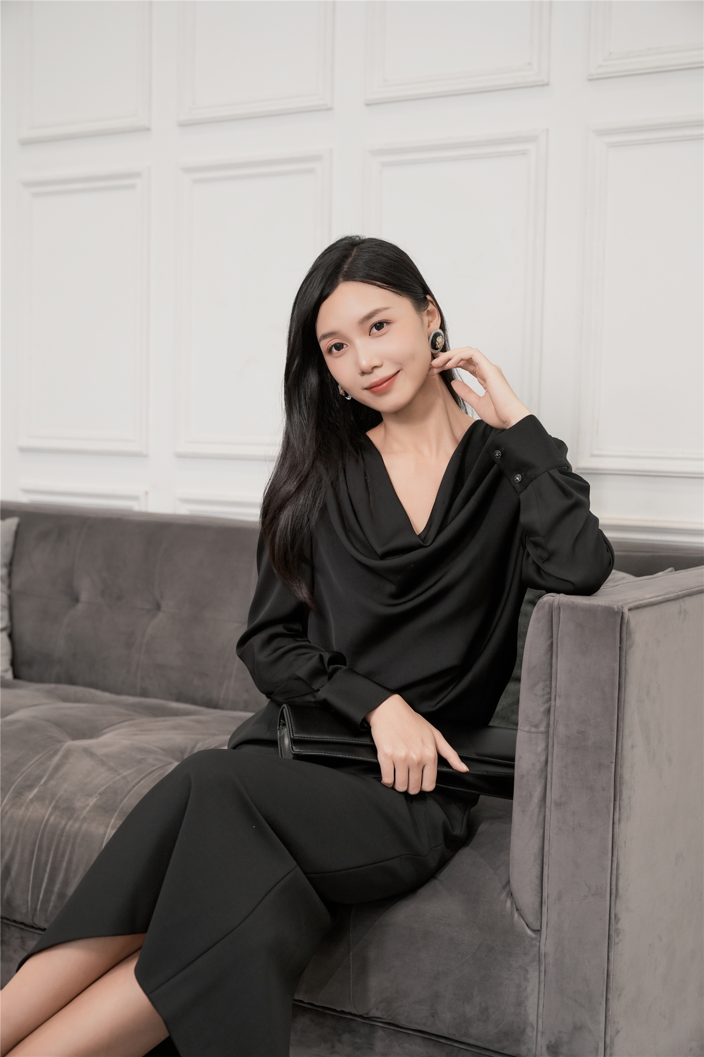 BESIONIA Elegant Black Bustier