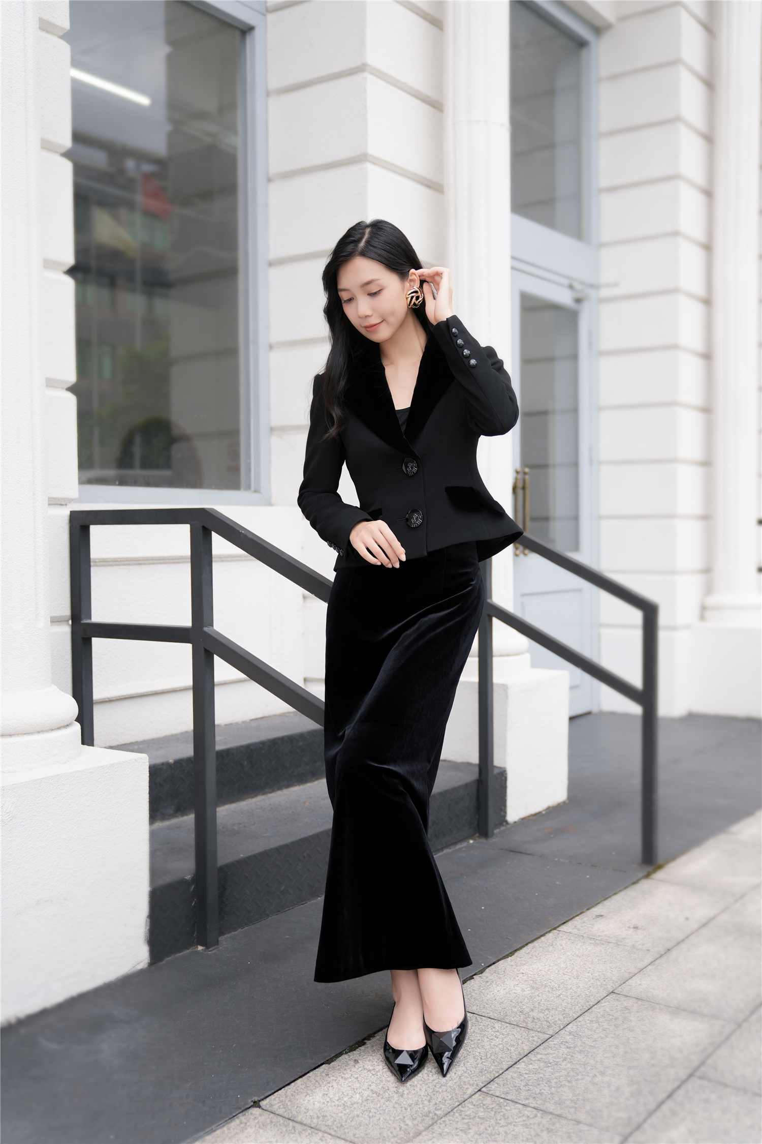 BESIONIA French Vintage Short Outerwear