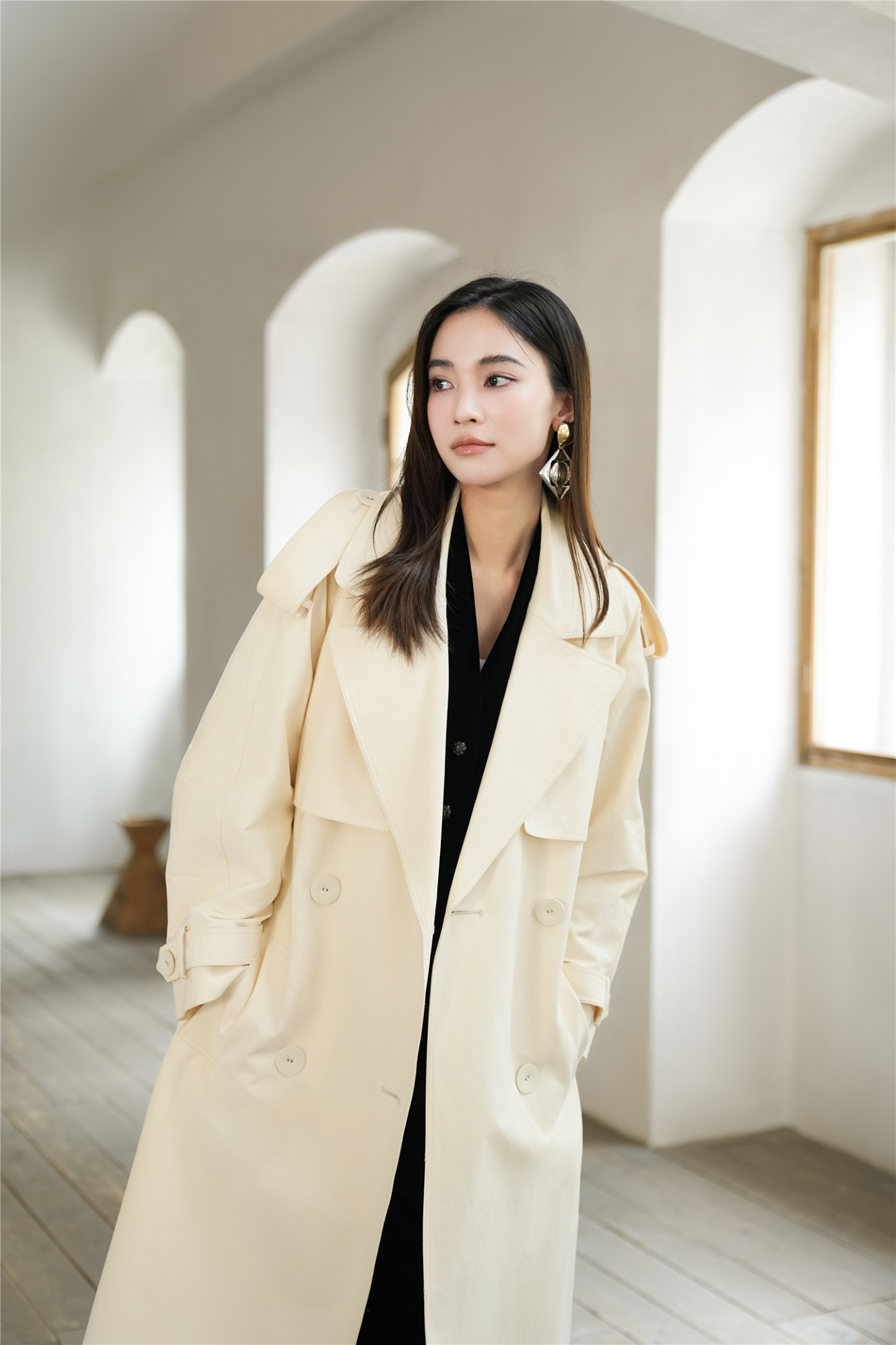 BESIONIA French Haute Couture Tweed Coat