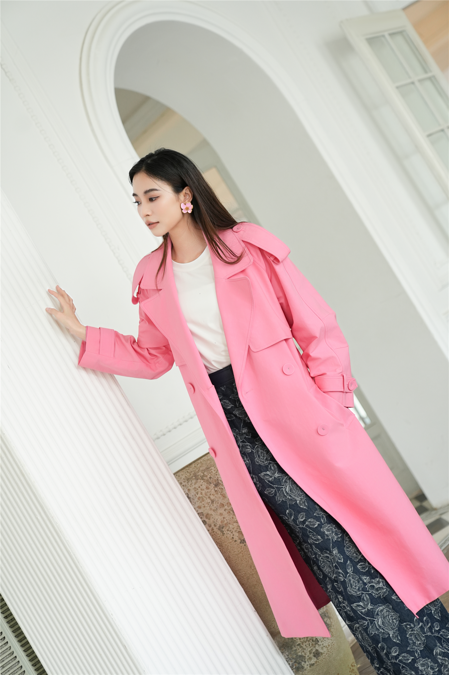 BESIONIA Designer Elegant Coat