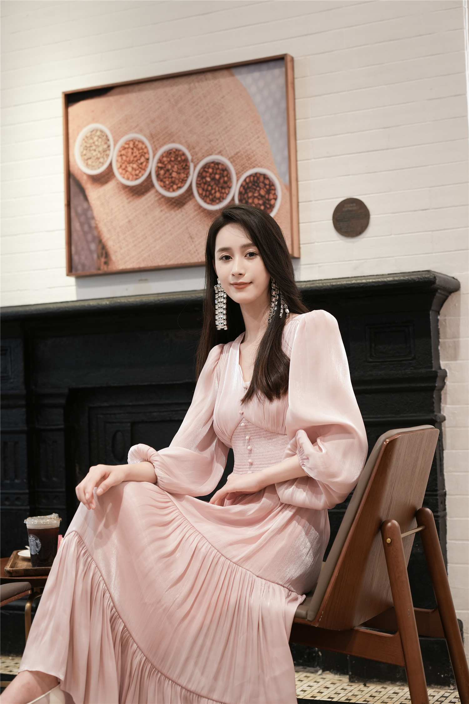 BESIONIA Bubble Sleeve Elegant Style Dress