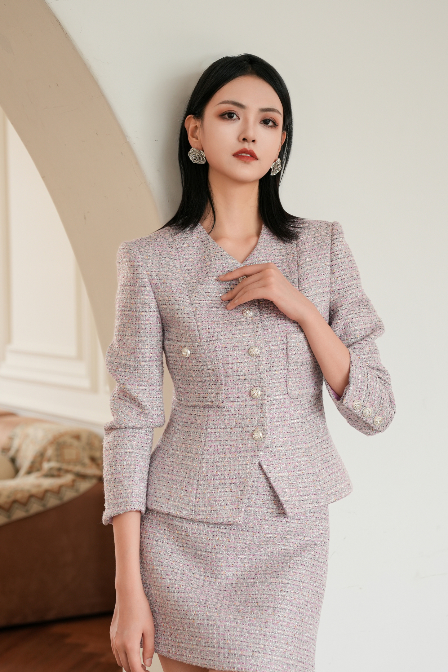 BESIONIA Simple Versatile Half-body Skirt