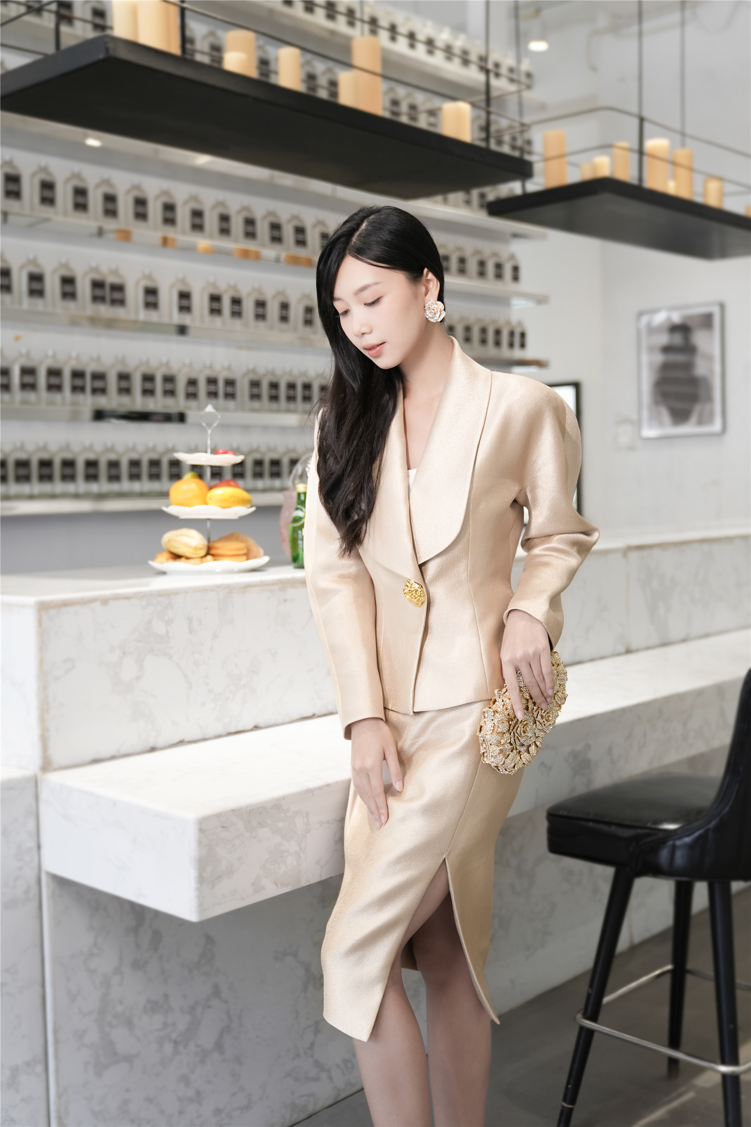 BESIONIA Vintage Pleated Bustier