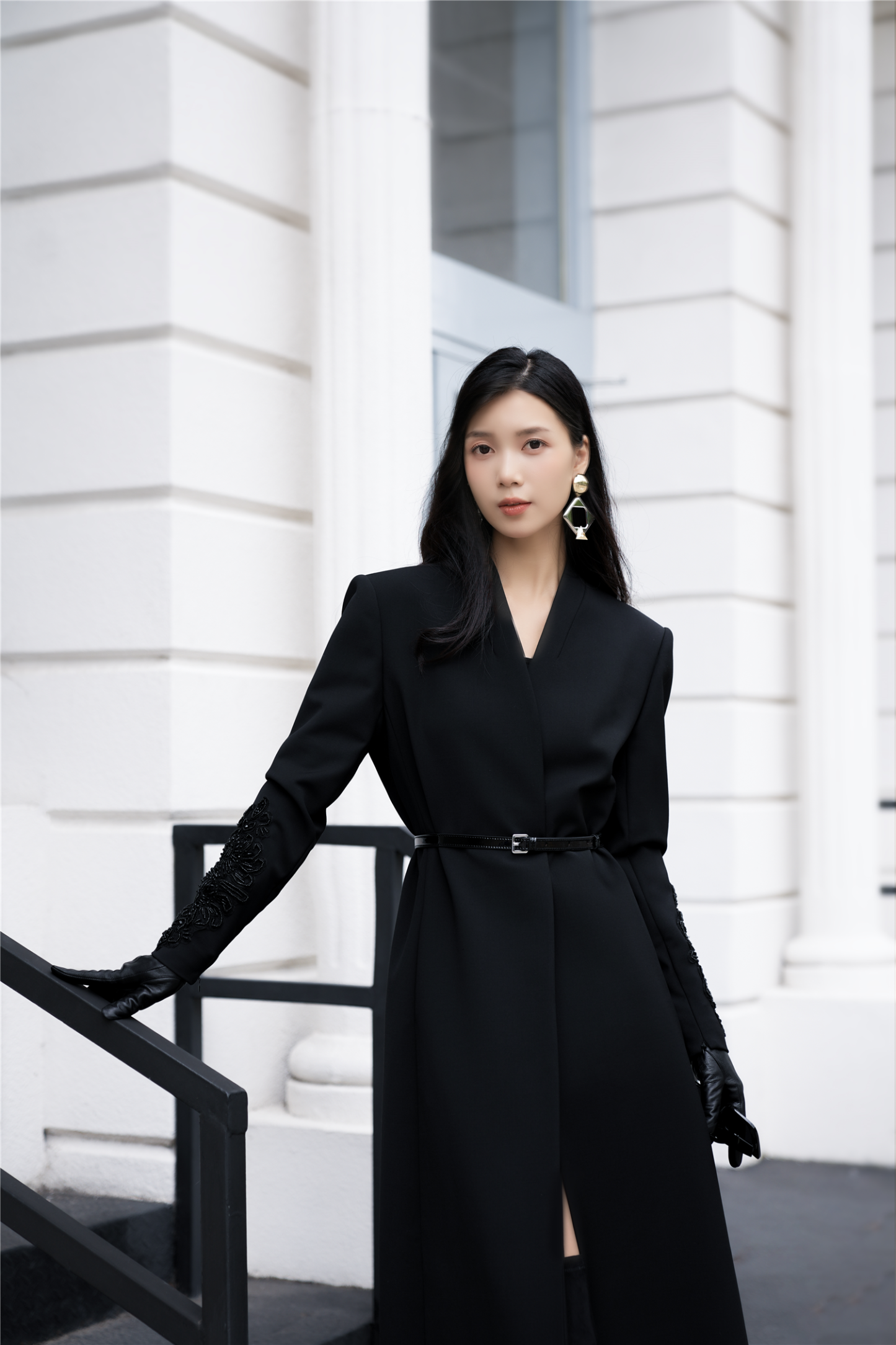 BESIONIA Elegant Vintage Coat