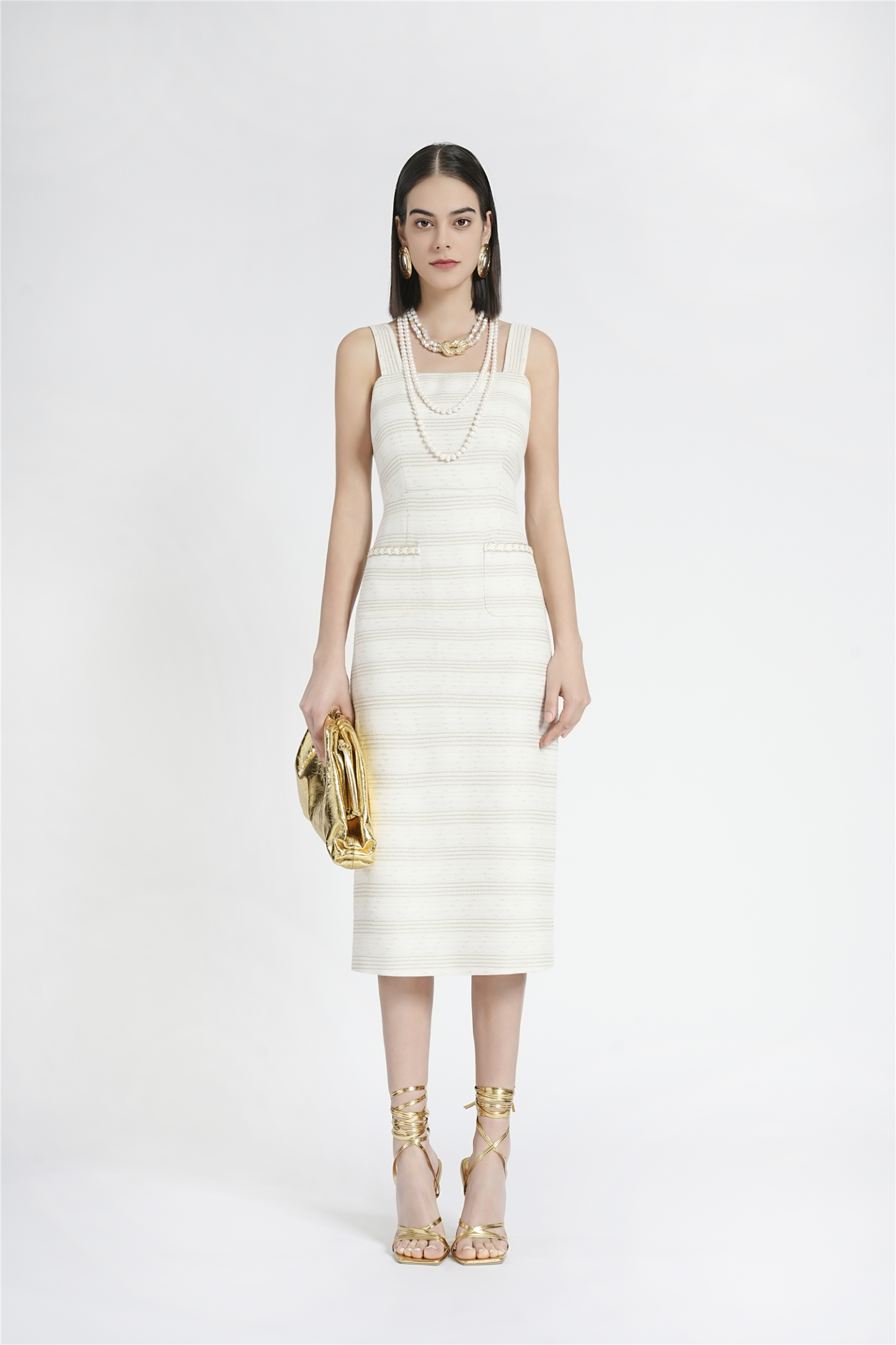 BESIONIA Striped Light Dress Camisole