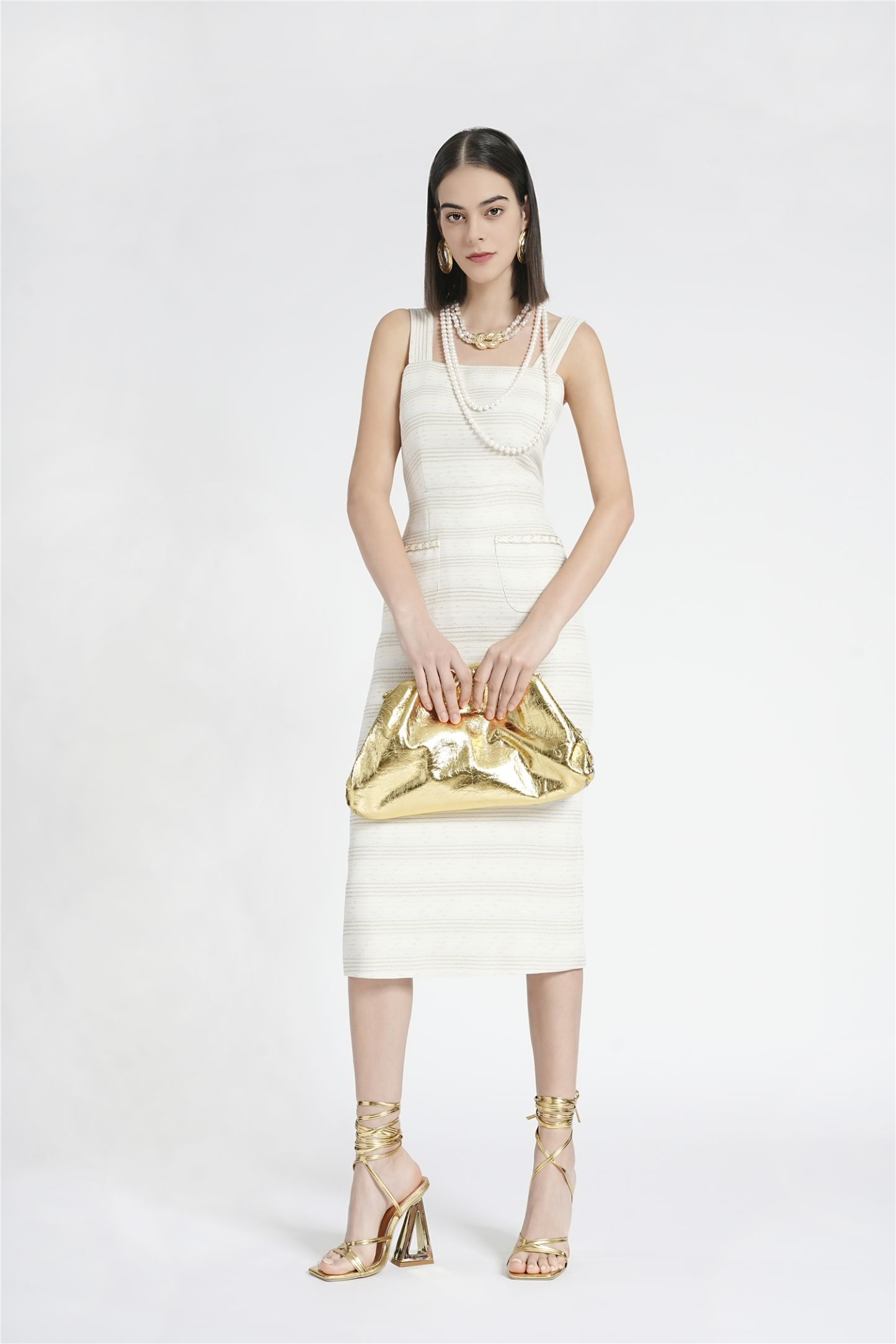 BESIONIA Striped Light Dress Camisole