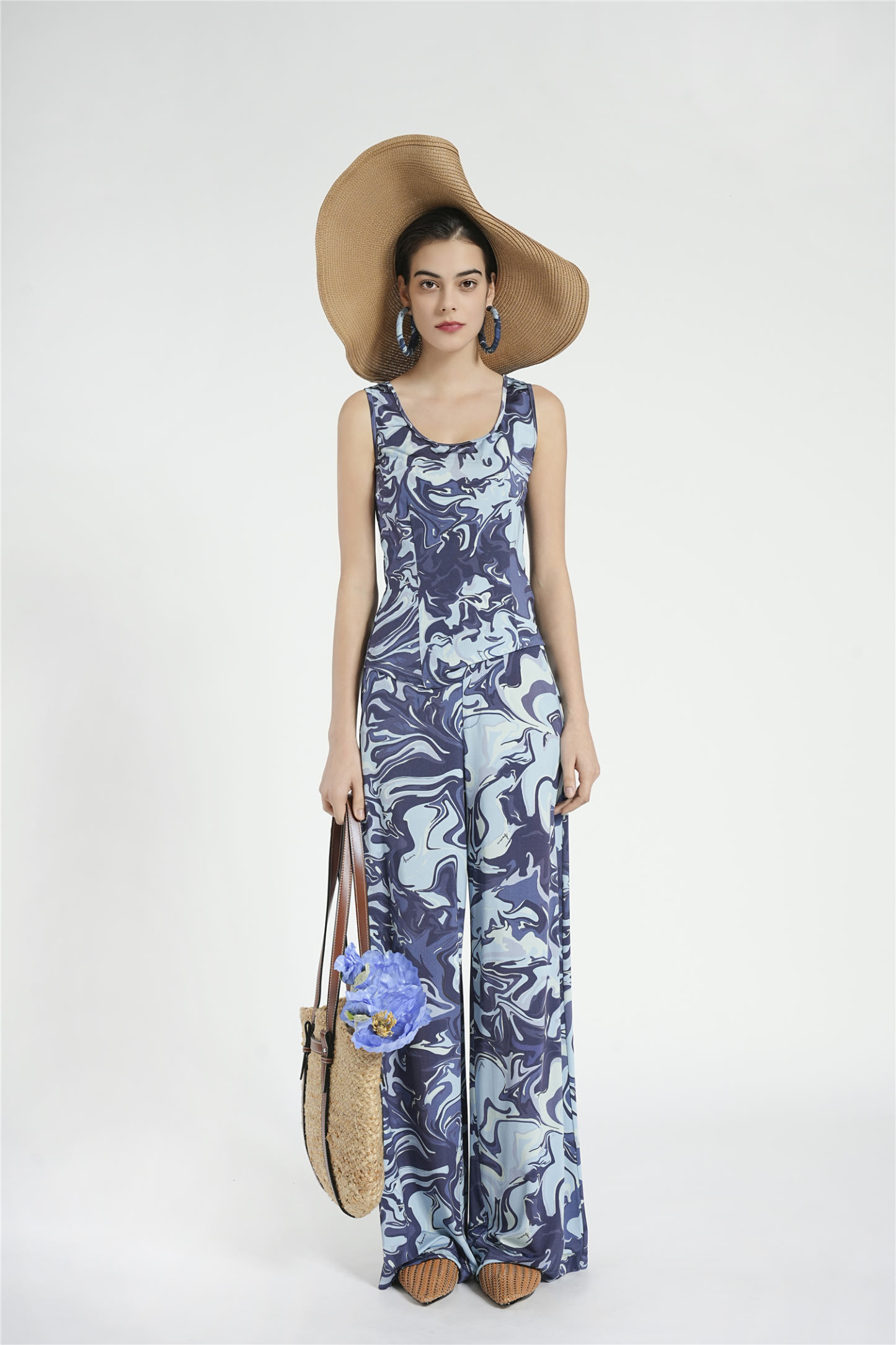 BESIONIA Niche Tie-Dye Sleeveless Vest