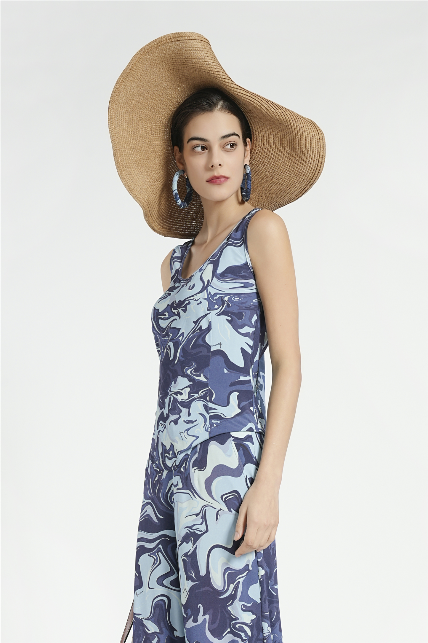 BESIONIA Niche Tie-Dye Sleeveless Vest