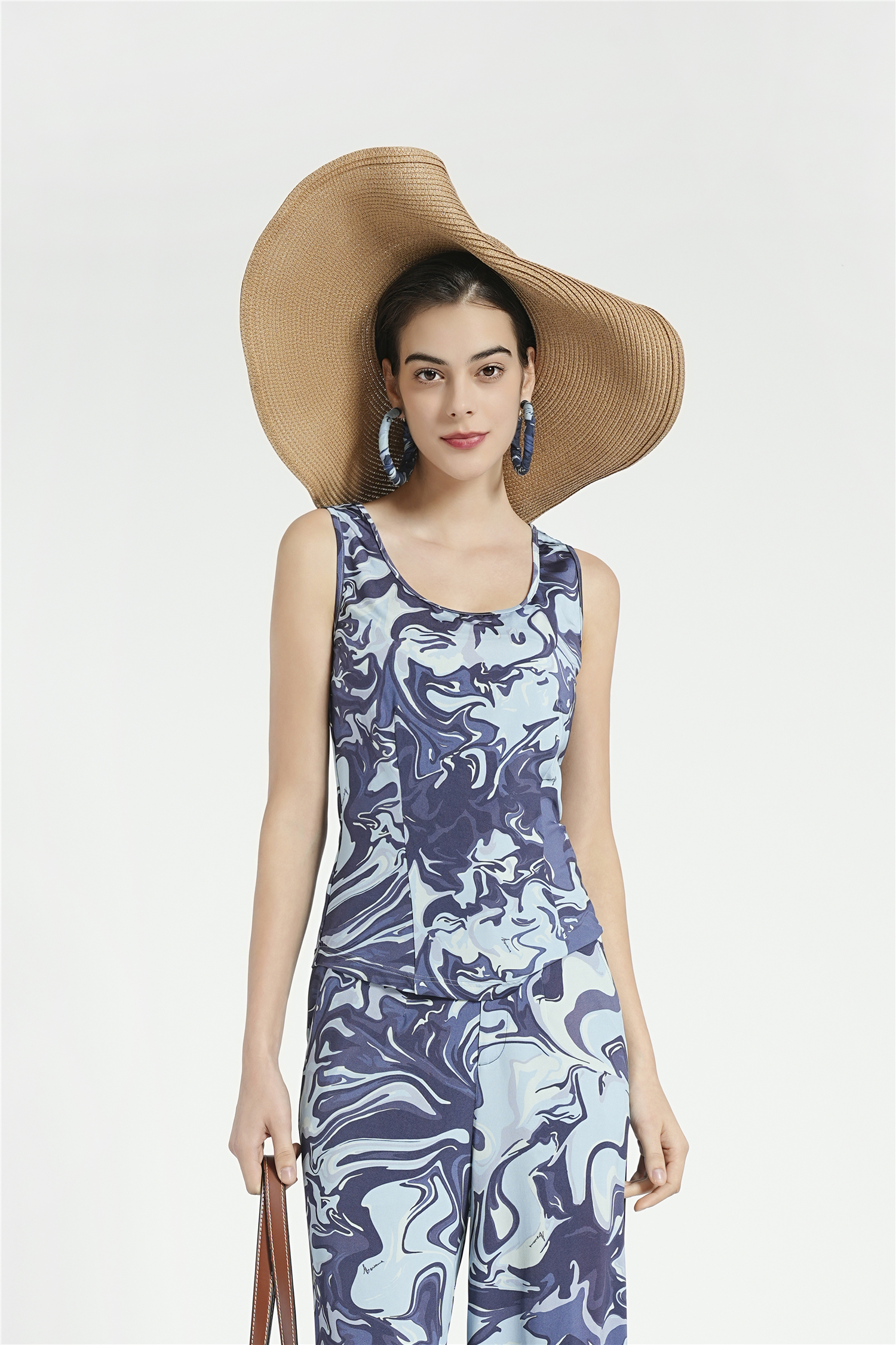 BESIONIA Niche Tie-Dye Sleeveless Vest