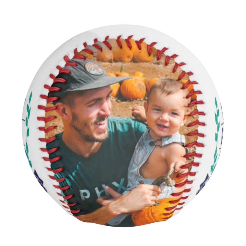 Customized Baseball Add Photos Personalized Keepsake Father's Day Gift