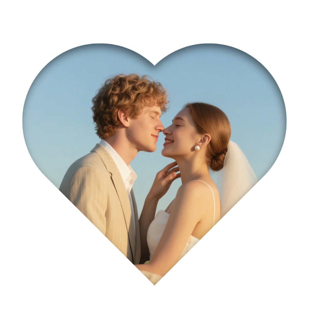 Personalized Acrylic LED Night Light You Are My Missing Piece Couple I