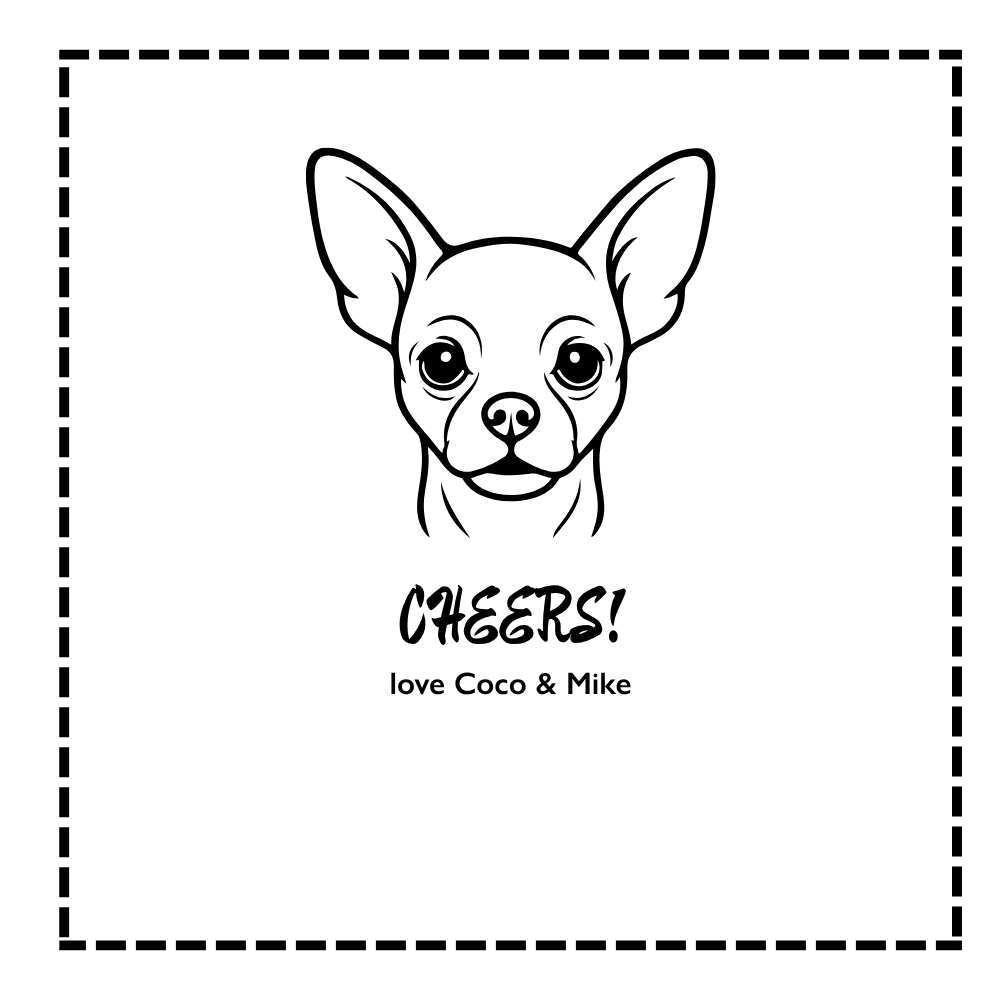 Custom Made Napkin Personalized Dog Napkins Cat Cocktail Napkins Illustration for Pet Lover Party