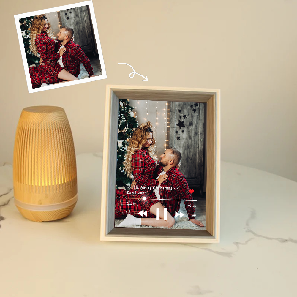 Custom Music Photo Frame with Personalized Picture Music Player (Can Play Music)