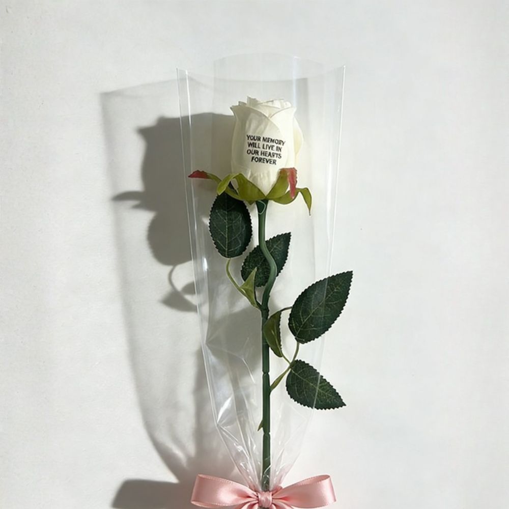 Beautiful Custom Photo Rose Personalized Engravable Rose with Custom Photos Anniversary Gift for Couples