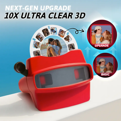 Personalized 3D Photo Viewer and Custom Viewfinder Toy and Reel with Your Pictures Christmas Gift