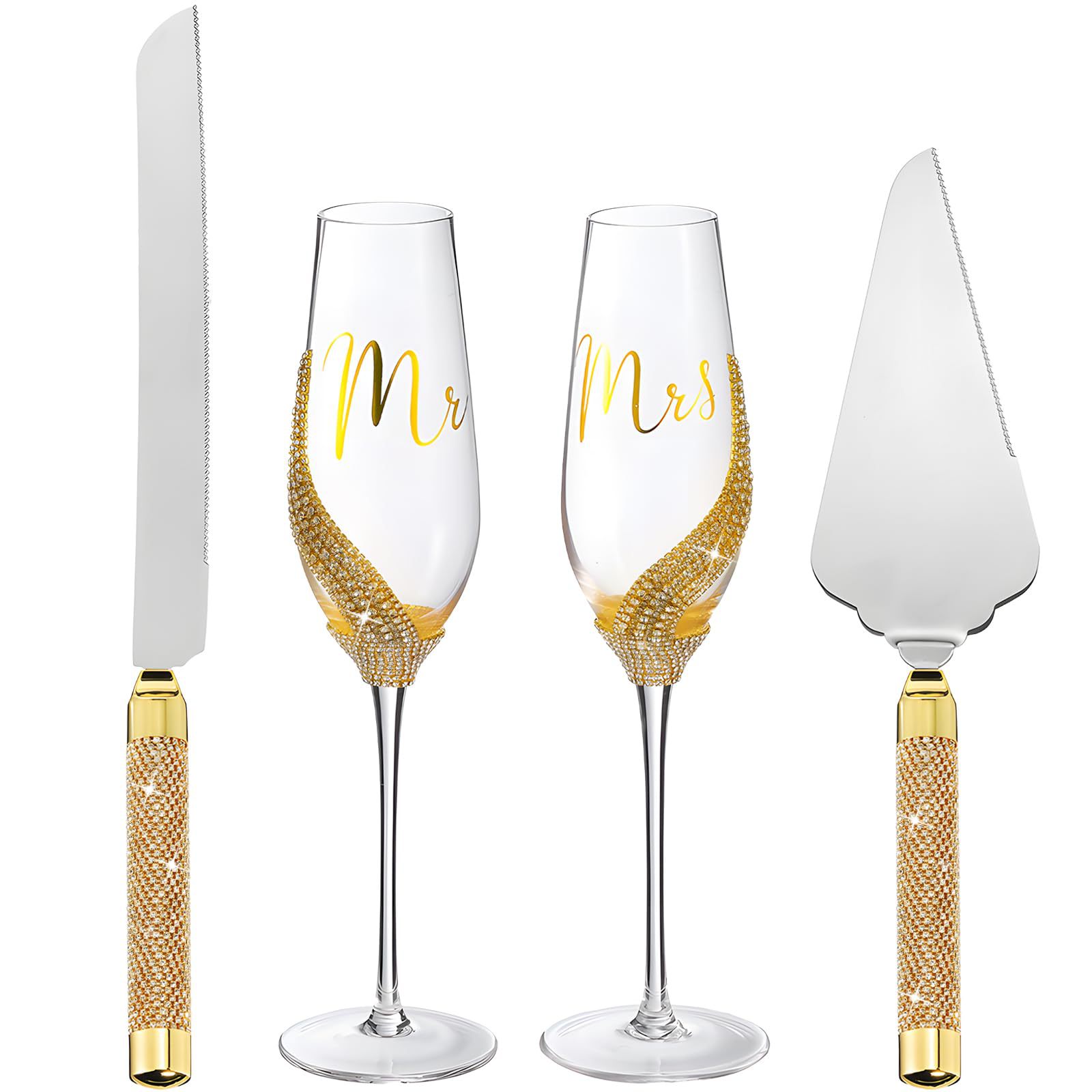 Personalized Wedding Champagne Flutes Custom Champagne Flutes for Wedding Party Wedding Gift for Couple