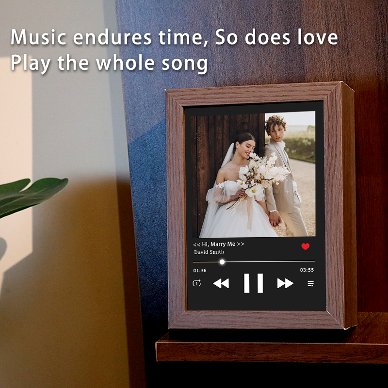 Custom Song Photo Frame with Music Album Cover Personalized Music Player (can play music)