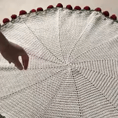 FINISHED Handmade Crochet Flower Throw Blanket Bouquet Rose Bouquet Knitted Bouquet Ready-Made Blanket Mothers Day Gifts