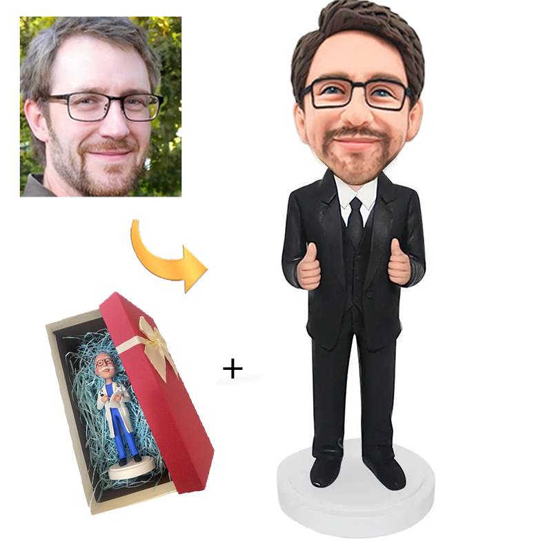 Handcraft Custom Bobblehead You Are The Best Custom Bobblehead with Personalized Engraving