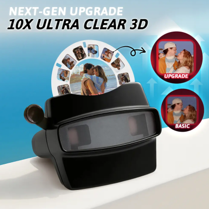 Personalized 3D Photo Viewer and Custom Viewfinder Toy and Reel with Your Pictures Christmas Gift