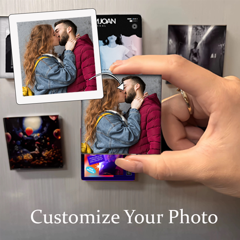Personalized NFC Music Photo or Album Fridge Stickers Song Refrigerator Magnets