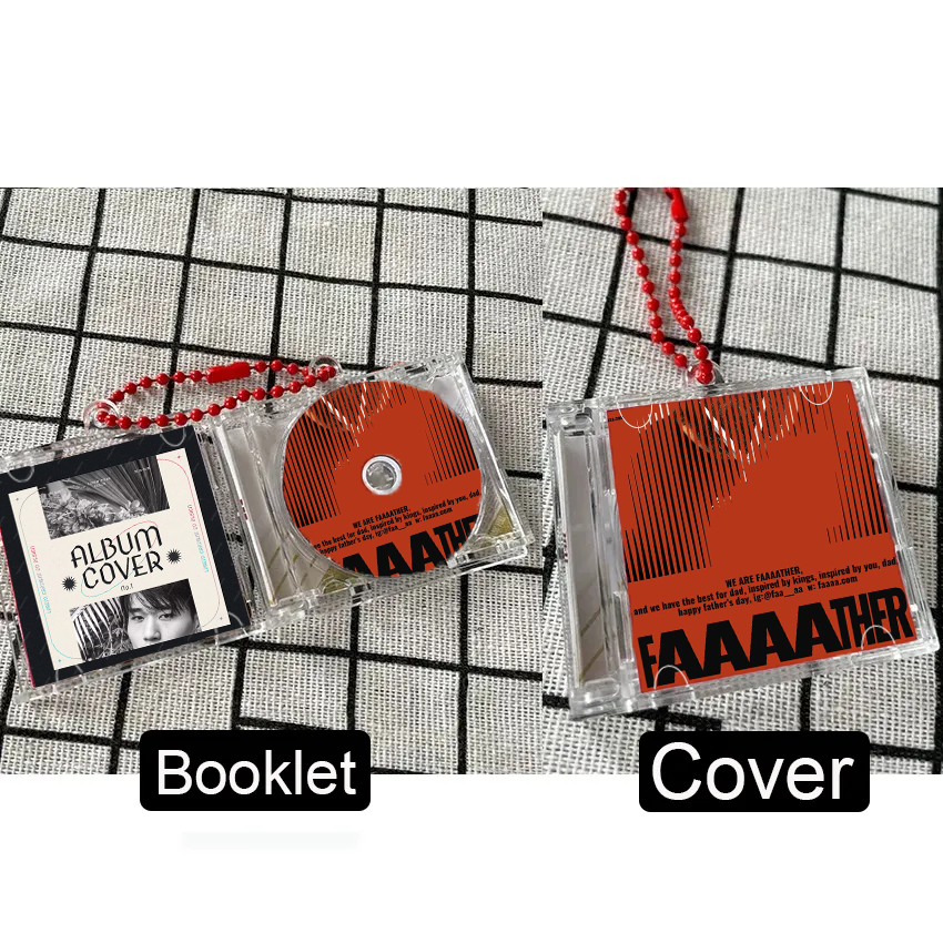 Personalized Photo Album CD NFC Keychain Playing Music