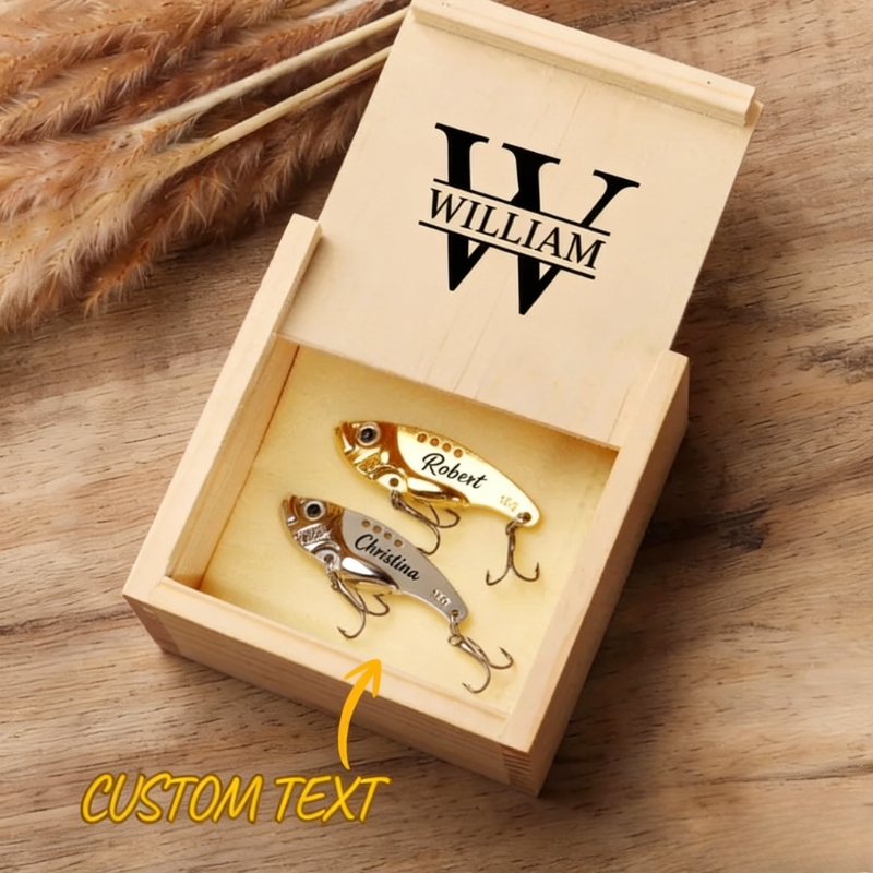 Personalized Engraved Fishing Lure Custom Lure fisherman Gift for Dad Uncle husband Father's Day Gift