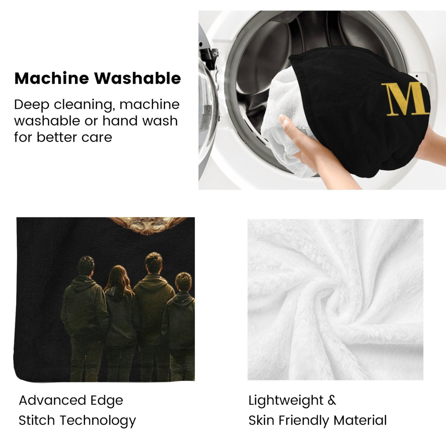 Custom Museum of Us Blanket with Collage Photos Blanket Personalized Throw Blanket Anniversary Gift for Couple