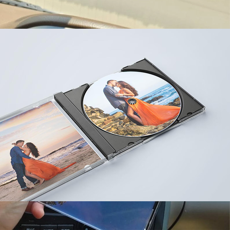 Christmas Gifts Personalized Song and Photo CD Mixtape 12 Songs Playlist with Custom Songs Case CD