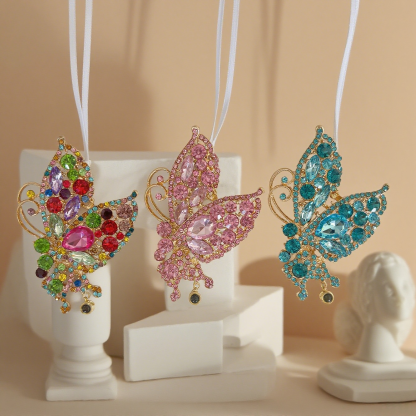 Custom Photo Projection Pendant Hollow Butterfly Projection Pendant Car Decoration Christmas Decoration